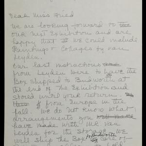 a page of handwritten text