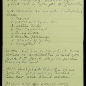 a page of handwritten text