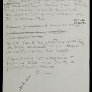 a page of handwritten text