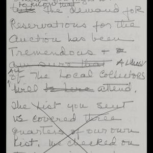 a page of handwritten text