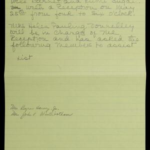 a page of handwritten text