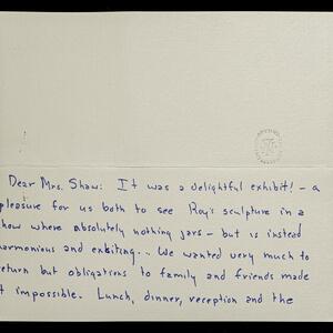 a page of handwritten text