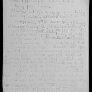 a page of handwritten text