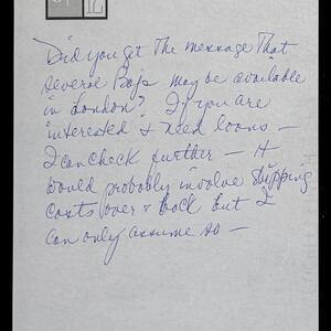 a page of handwritten text