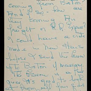 a page of handwritten text
