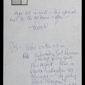a page of handwritten text