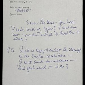 a page of handwritten text