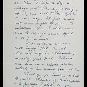 a page of handwritten text