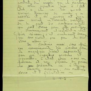 a page of handwritten text