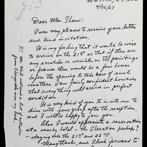 a page of handwritten text