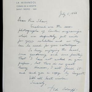 a page of handwritten text