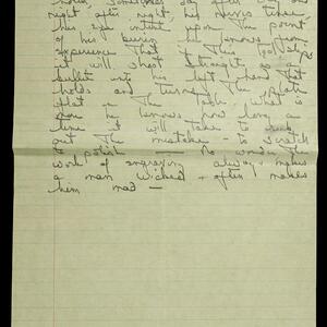 a page of handwritten text