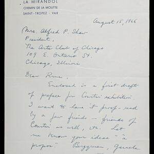 a page of handwritten text