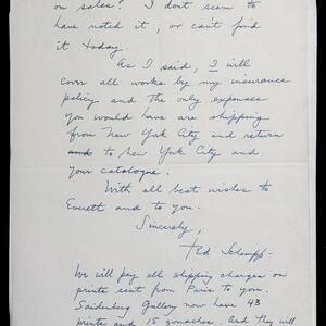a page of handwritten text