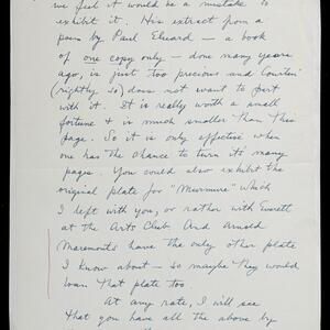 a page of handwritten text