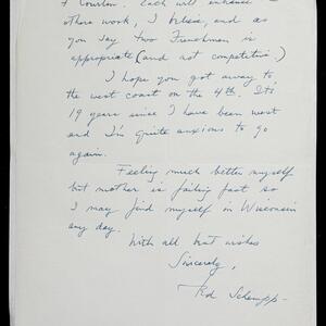 a page of handwritten text