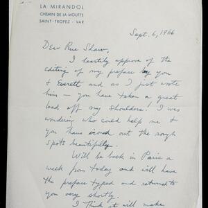a page of handwritten text