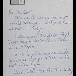 a page of handwritten text