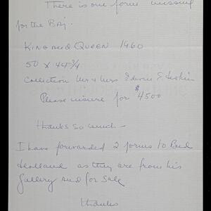a page of handwritten text