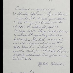a page of handwritten text