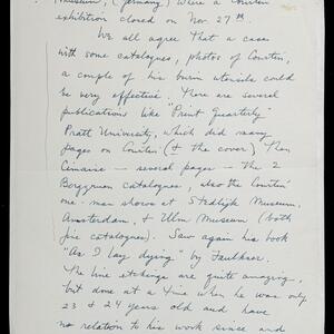 a page of handwritten text