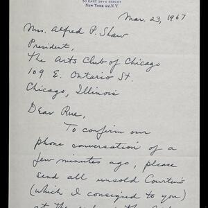 a page of handwritten text
