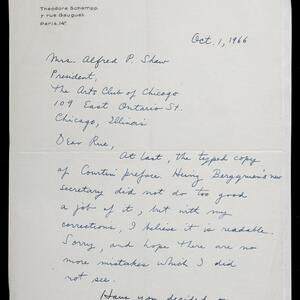 a page of handwritten text