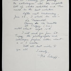 a page of handwritten text