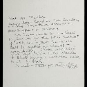 a page of handwritten text