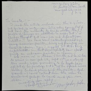 a page of handwritten text