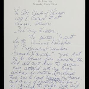 a page of handwritten text