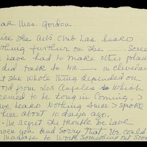 a page of handwritten text