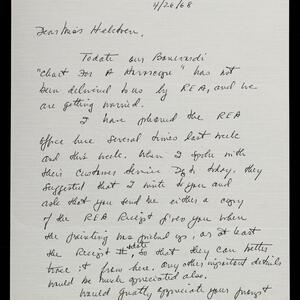 a page of handwritten text