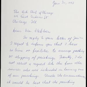 a page of handwritten text