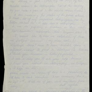 a page of handwritten text