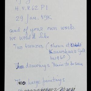 a page of handwritten text