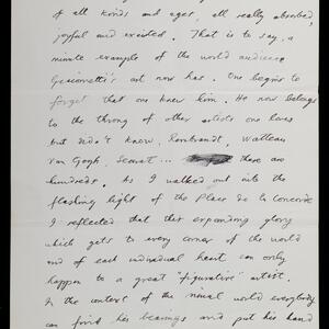 a page of handwritten text