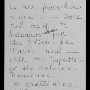 a page of handwritten text