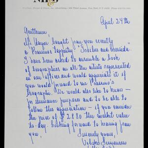 a page of handwritten text
