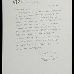 a page of handwritten text