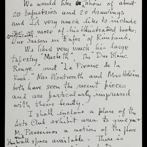a page of handwritten text