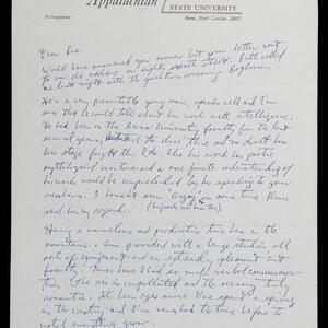a page of handwritten text