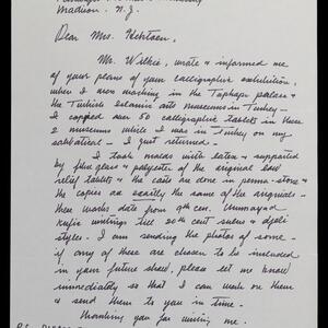 a page of handwritten text