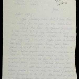 a page of handwritten text
