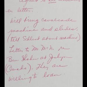 a page of handwritten text