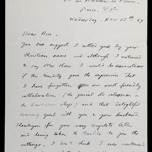 a page of handwritten text