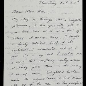 a page of handwritten text