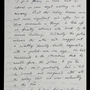 a page of handwritten text