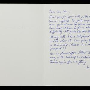 a page of handwritten text