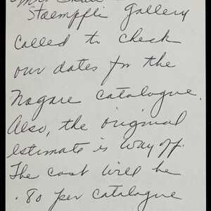 a page of handwritten text
